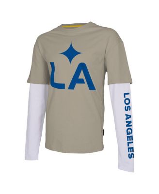 Men's Tan LA Galaxy Status Long Sleeve T-shirt