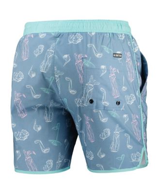Men's Blue THE PLAYERS Bogey Bag Tri-Blend Volleyshorts