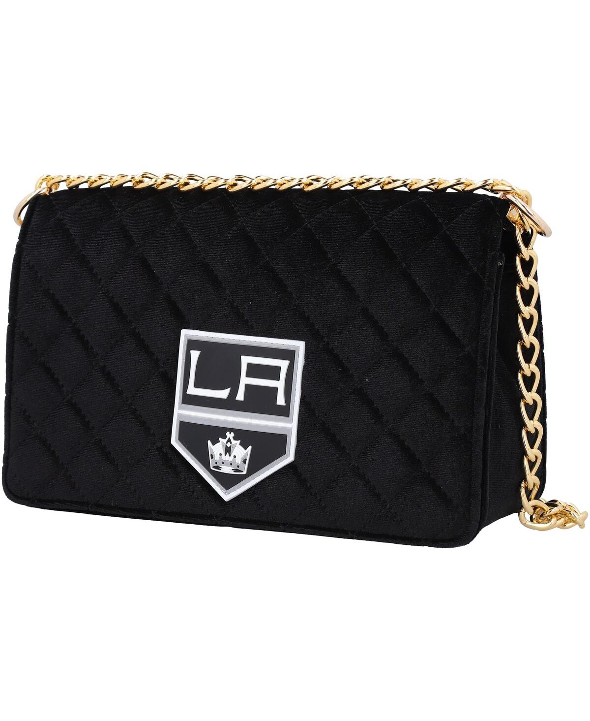 Shop Cuce Women's  Los Angeles Kings Velvet Team Color Bag In Black