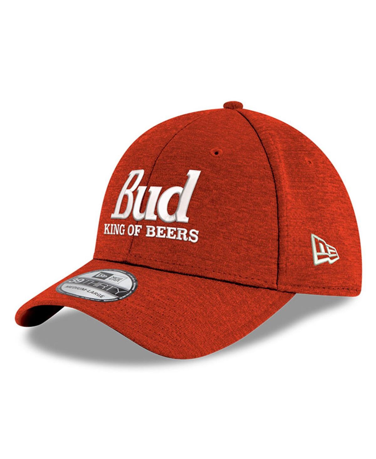 Shop New Era Men's  Scarlet Hendrick Motorsports Budweiser 39thirty Flex Hat