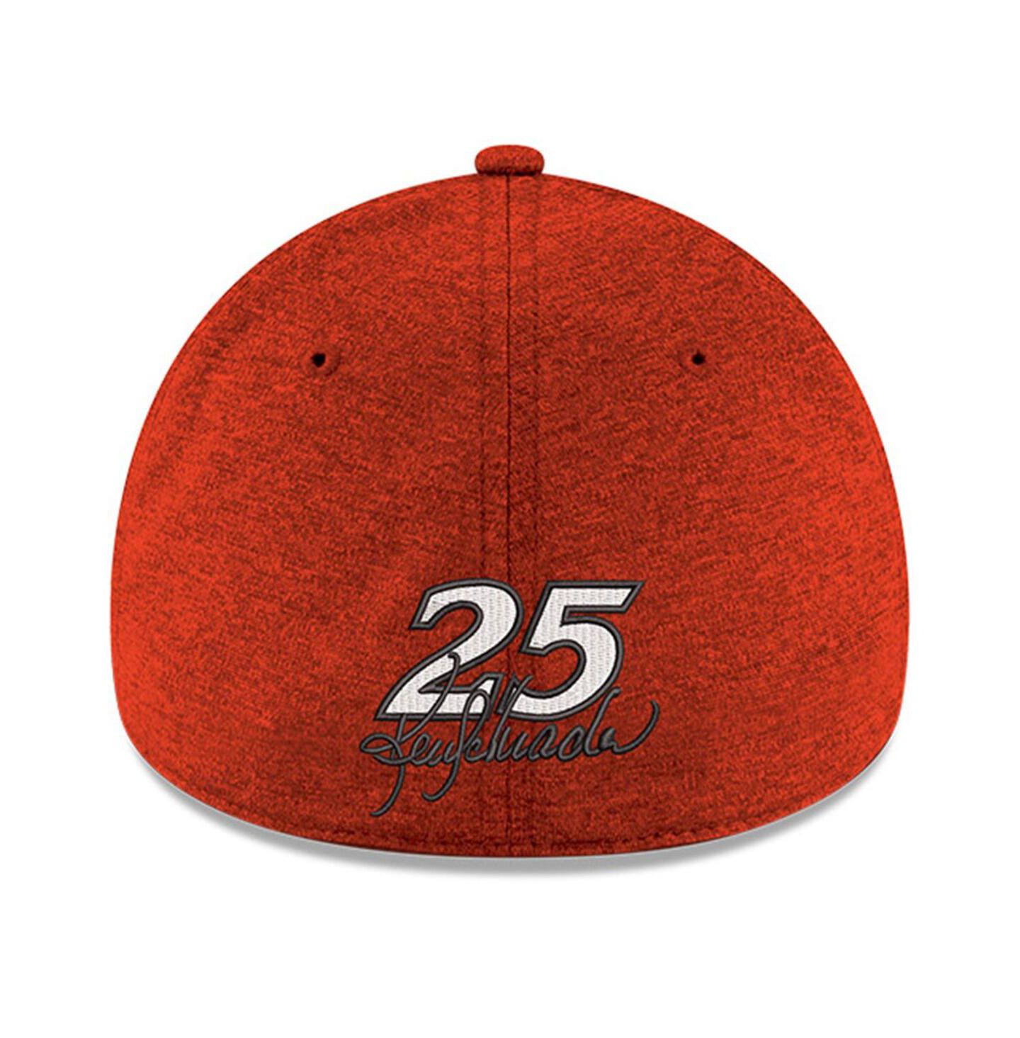 Мужская кепка New Era Scarlet Hendrick Motorsports Budweiser 39THIRTY Flex Hat — фото 3
