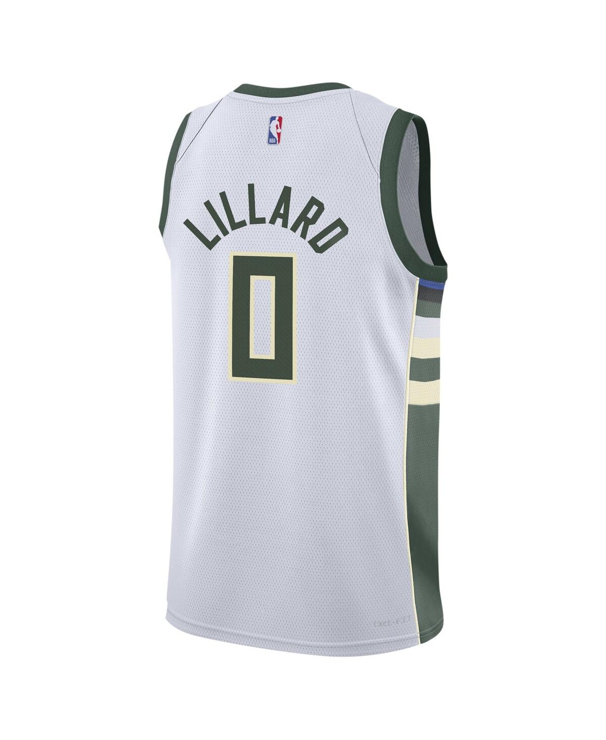 Big Boys Nike Damian LillardMilwaukee Bucks Swingman Jersey - Association Edition - White