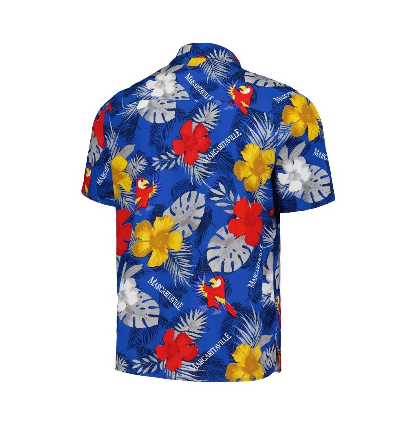 Мужская рубашка Margaritaville Royal Chase Elliott Island Life Floral Party Full-Button — фото 2