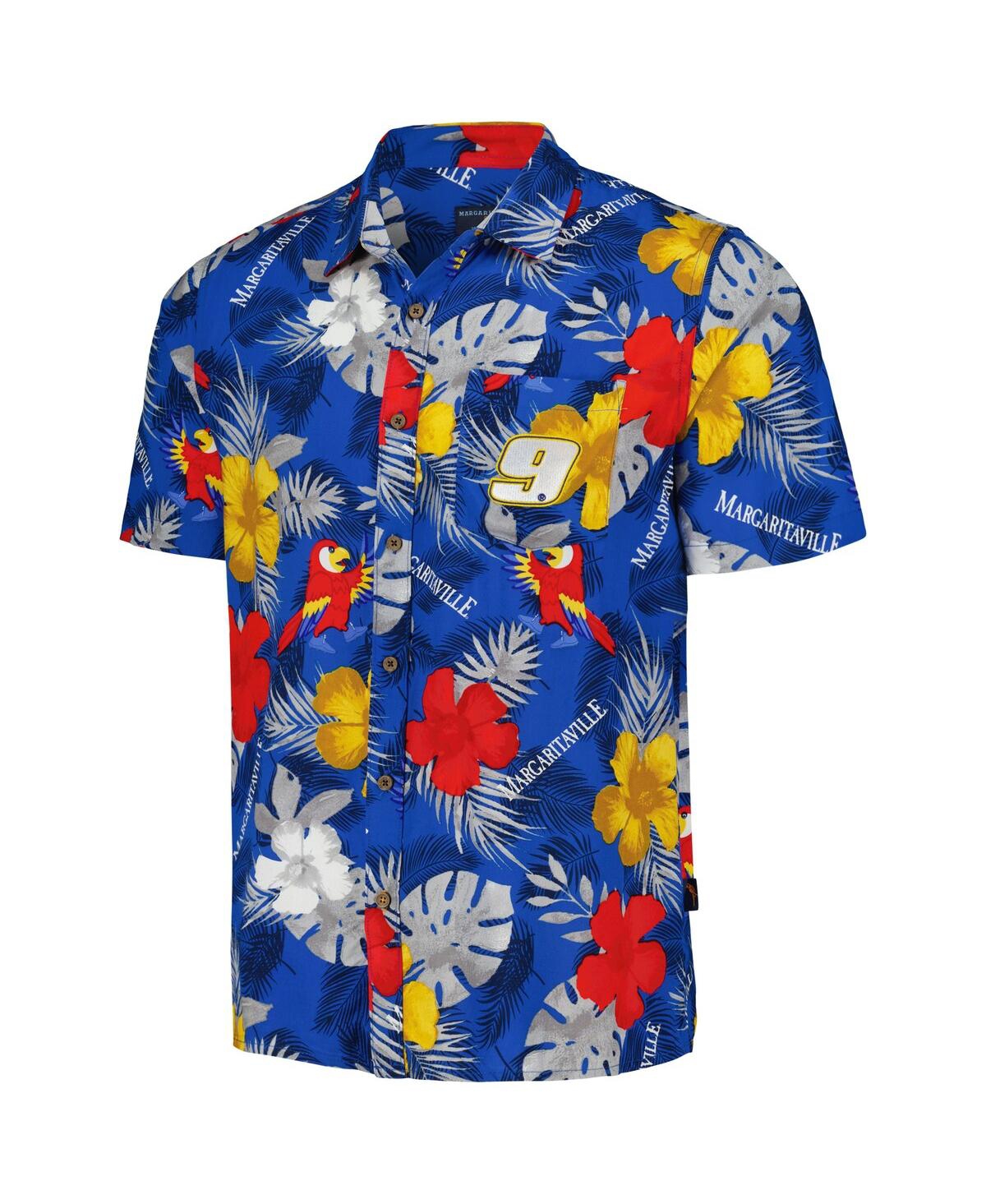 Shop Margaritaville Men's  Royal Chase Elliott Island Life Floral Party Full-button Shirt