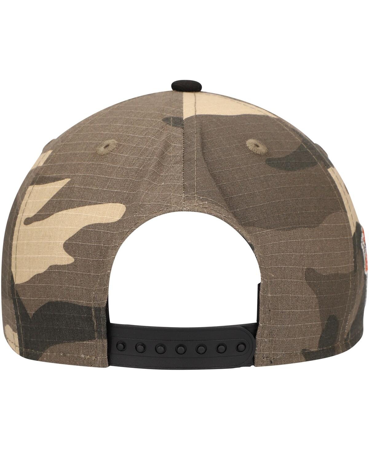 Shop New Era Men's  Detroit Tigers Camo Crown A-frame 9forty Adjustable Hat