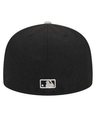 Men's Black Chicago White Sox Metallic Camo 59FIFTY Fitted Hat
