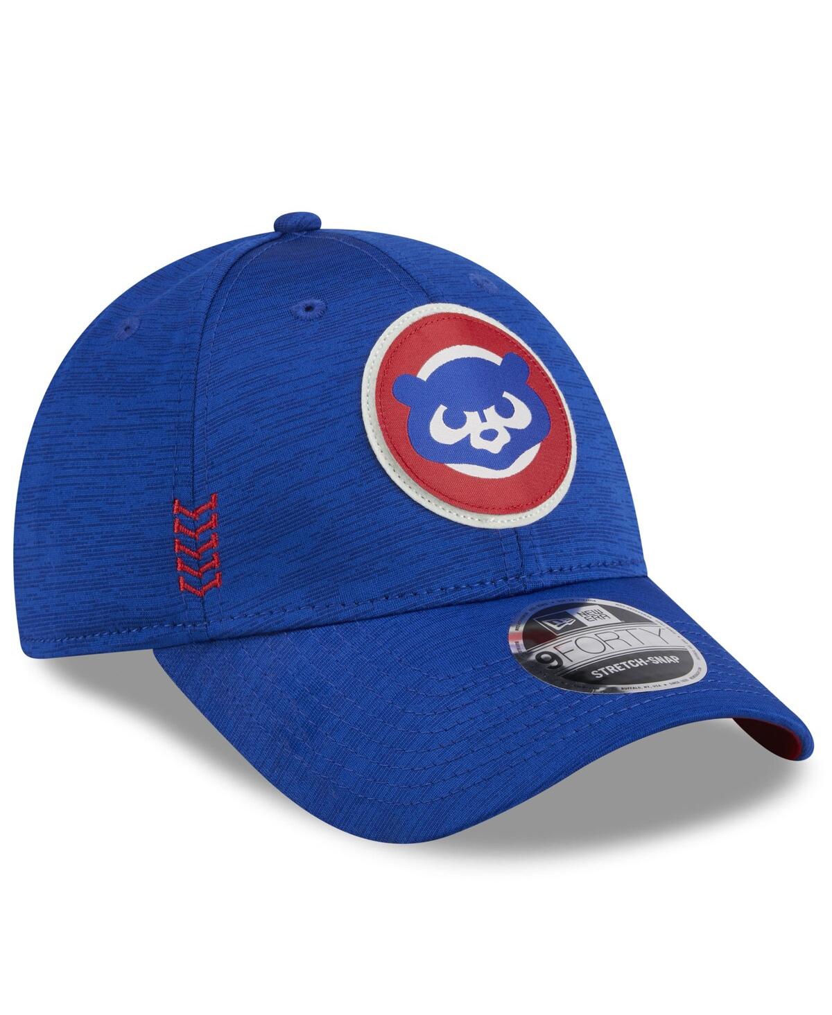 New Era Royal Chicago Cubs 2024 Clubhouse 39thirty Flex Fit Hat In Royal