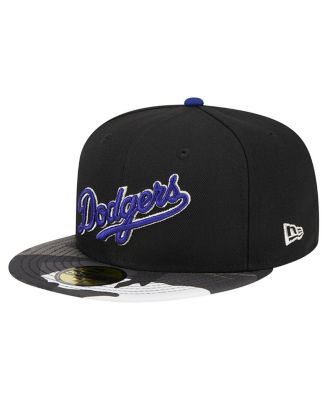 Men's Black Los Angeles Dodgers Metallic Camo 59FIFTY Fitted Hat