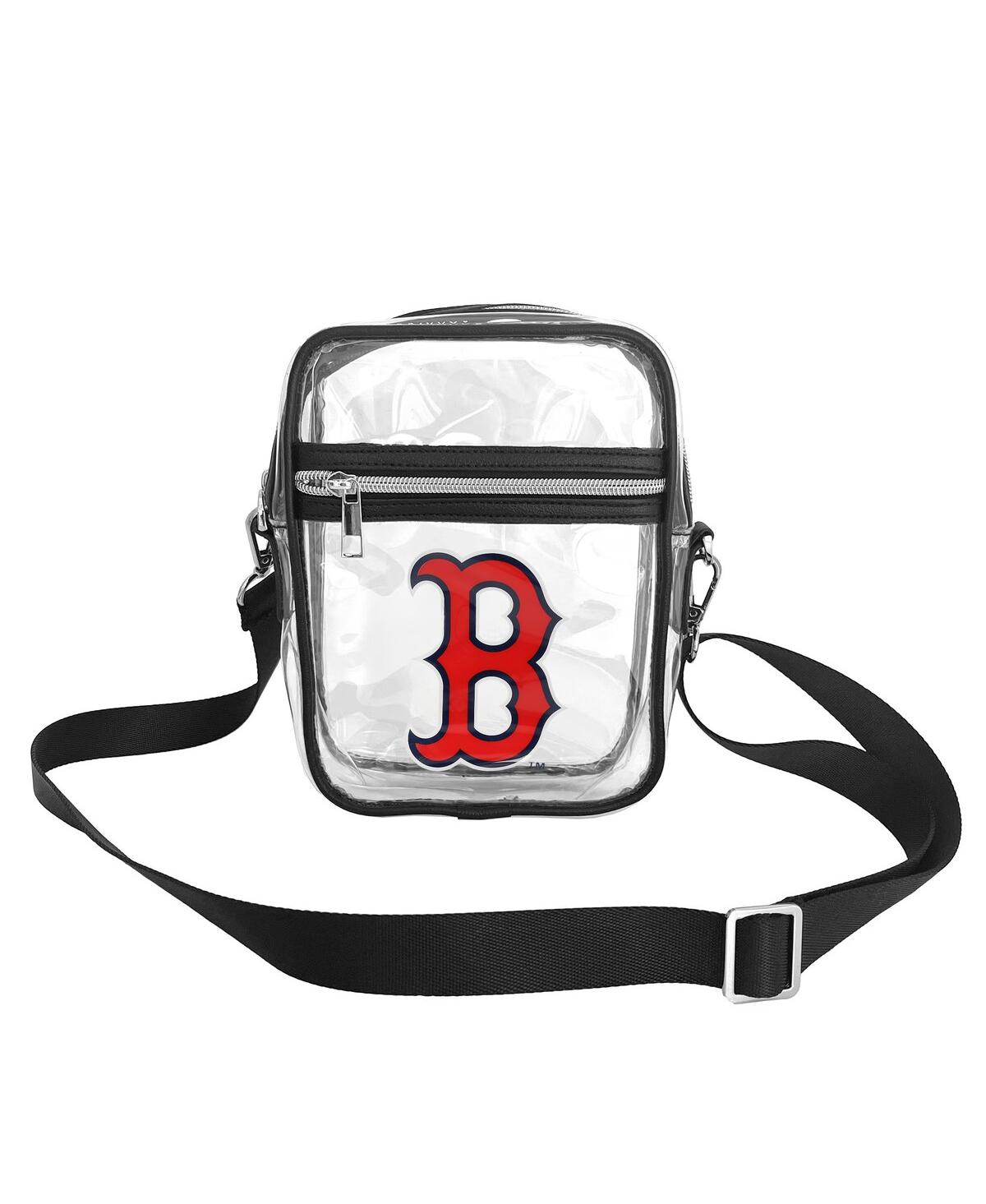 Shop Logo Brands Women's Boston Red Sox Mini Clear Crossbody Bag In Navy