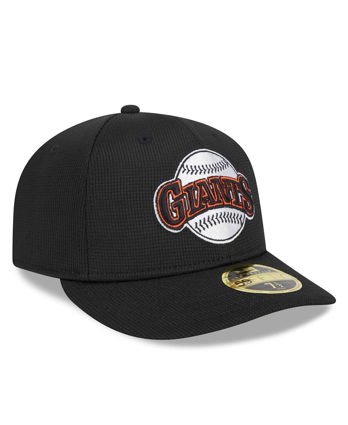New Era Black San Francisco Giants 2024 Batting Practice Low Profile 59fifty Fitted Hat In Black