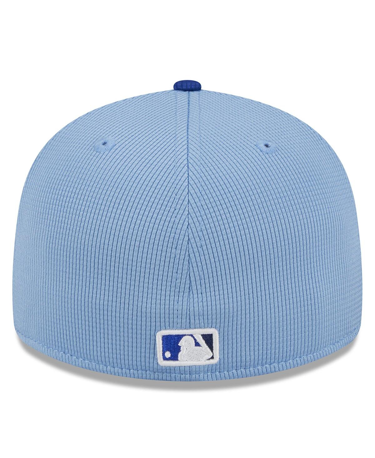 Men's New EraToronto Blue Jays 2024 Batting Practice Low Profile 59FIFTY Fitted Hat - Light Blue