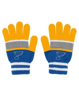 Women's St. Louis Blues Stripe Glove and Scarf Set