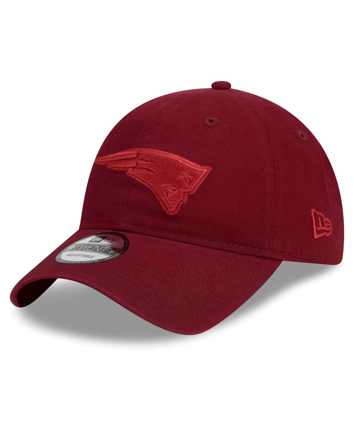 Men's New Era Cardinal New England Patriots Color Pack 9TWENTY Adjustable Hat - Cardinal
