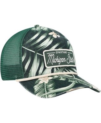 Men's Green Michigan State Spartans Tropicalia Hitch Adjustable Hat