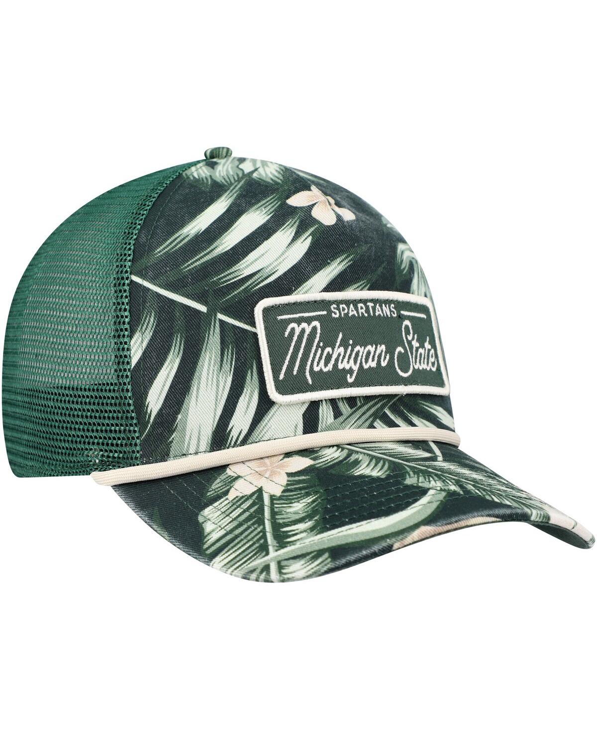 47 Brand Men's ' Green Michigan State Spartans Tropicalia Hitch Adjustable Hat In Green