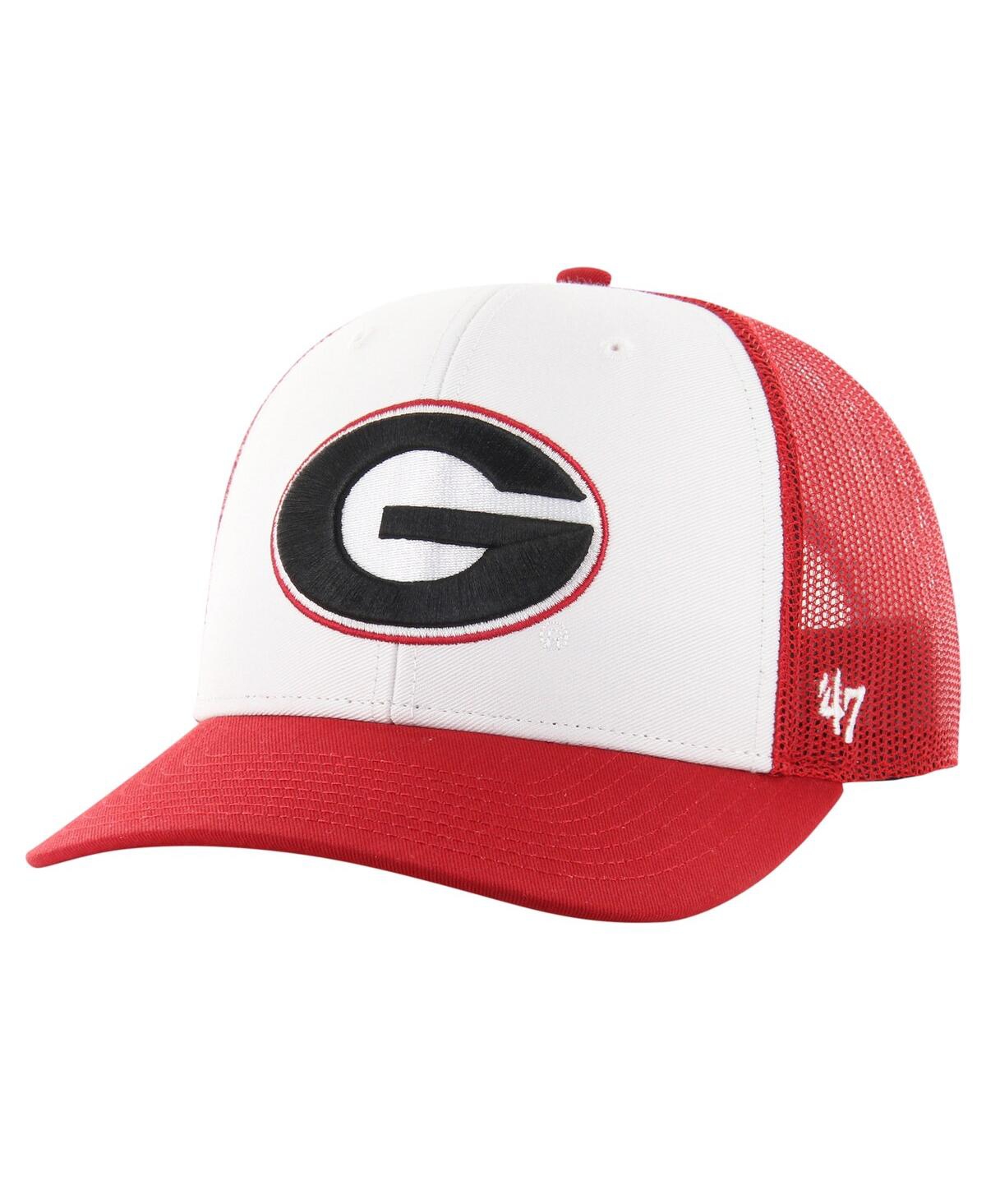 47 Brand Men's ' Red Georgia Bulldogs Freshman Trucker Adjustable Hat