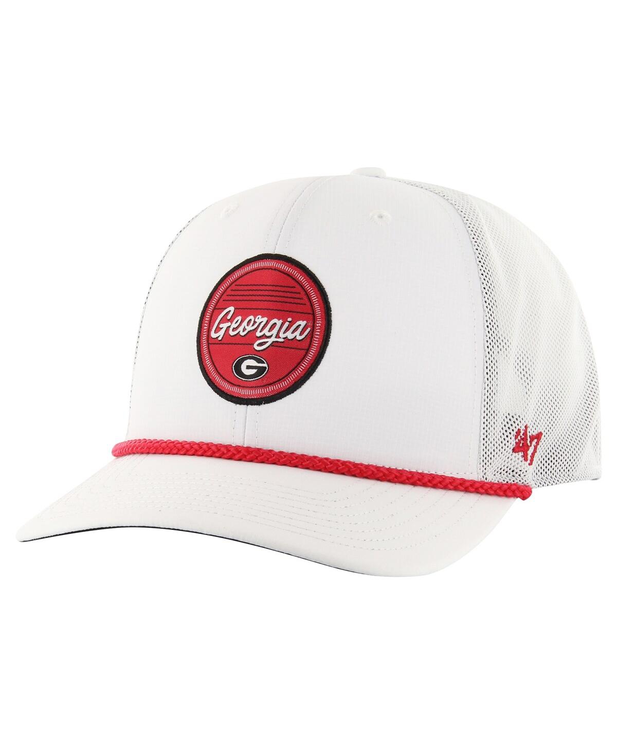 47 Brand Men's ' White Georgia Bulldogs Fairway Trucker Adjustable Hat