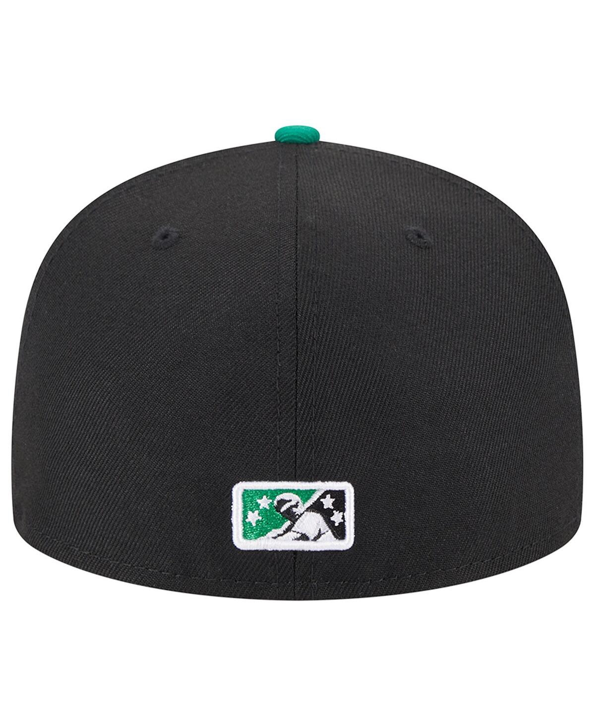 Men's New EraDayton Dragons Theme Nights Gem City 59FIFTY Fitted Hat - Black