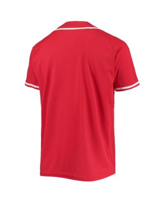 Men's Red Maryland Terrapins Replica Baseball Jersey