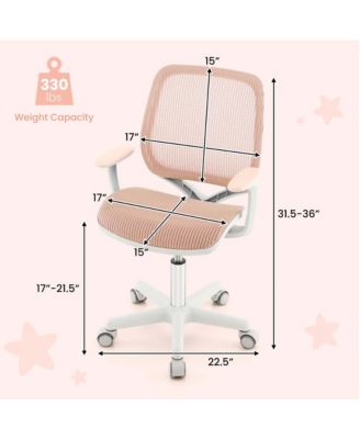Kids Desk Chair Swivel Mesh Children Computer Chair with Adjustable Height