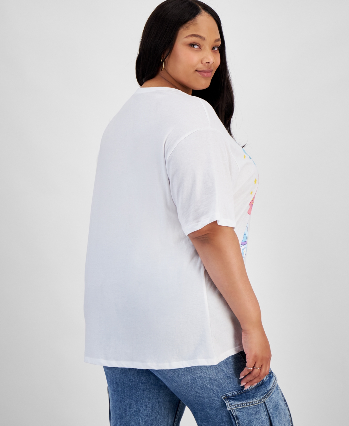 Shop Grayson Threads, The Label Trendy Plus Size Care Bears T-shirt In White