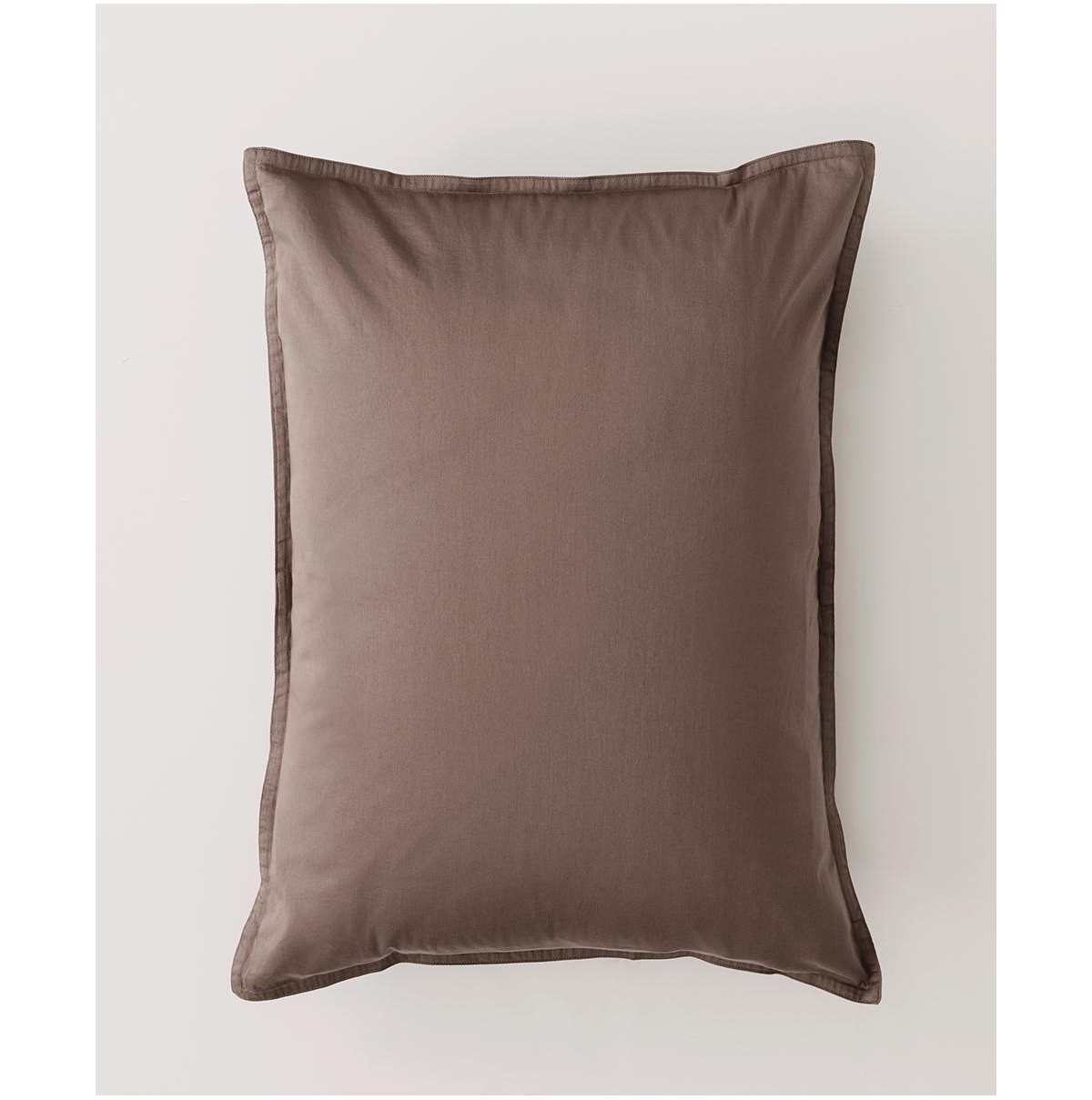 Cotton Room Service Sateen Sham 2-Pack - King - Deep taupe