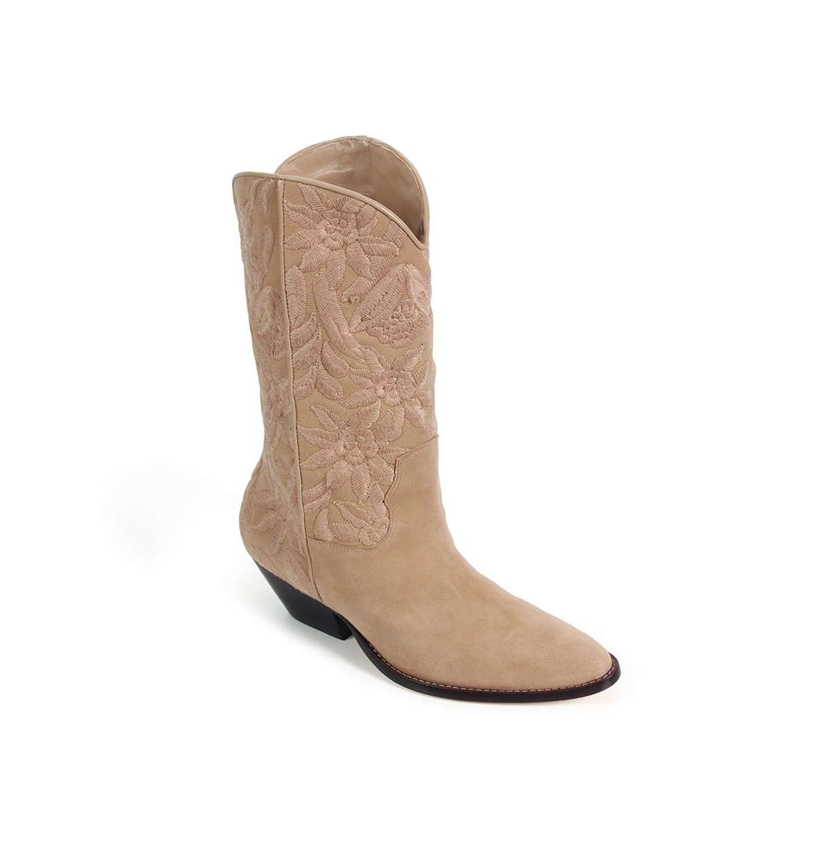 Women's Palermo Western Boots - Beige