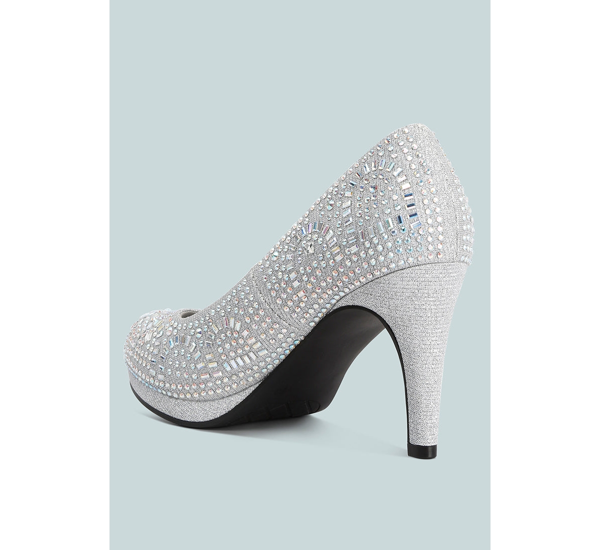 jolly exquisite rhinestone-embellished stiletto pumps