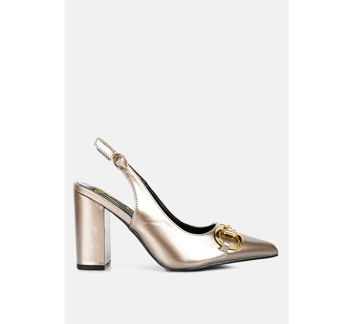 all nighter slingback sandals - Champagne
