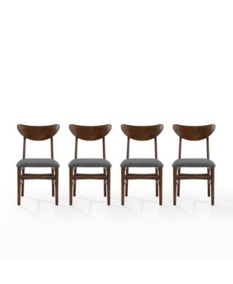 Landon 4-Piece Rubberwood Upholstered Dining Chair Set