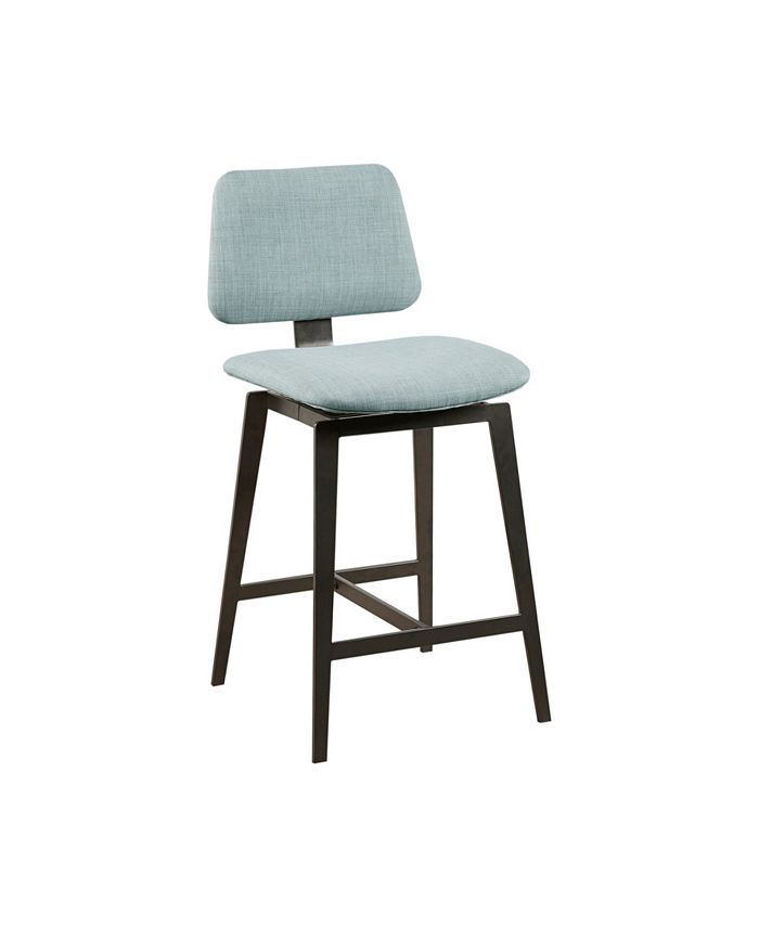 INK+IVY 18" Wide Rogue Armless 360° Swivel Counter Stool 25"H Macy's