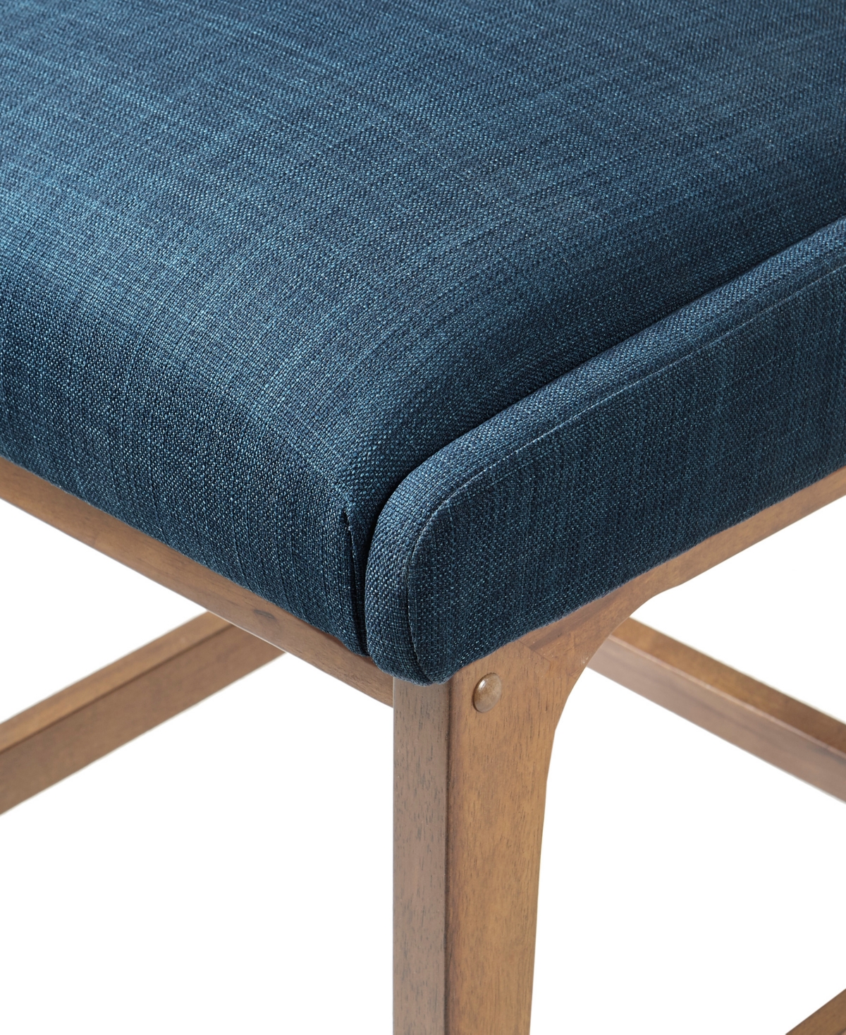 Ink+ivy Boomerang 19.5" Wide Counter Stool In Navy