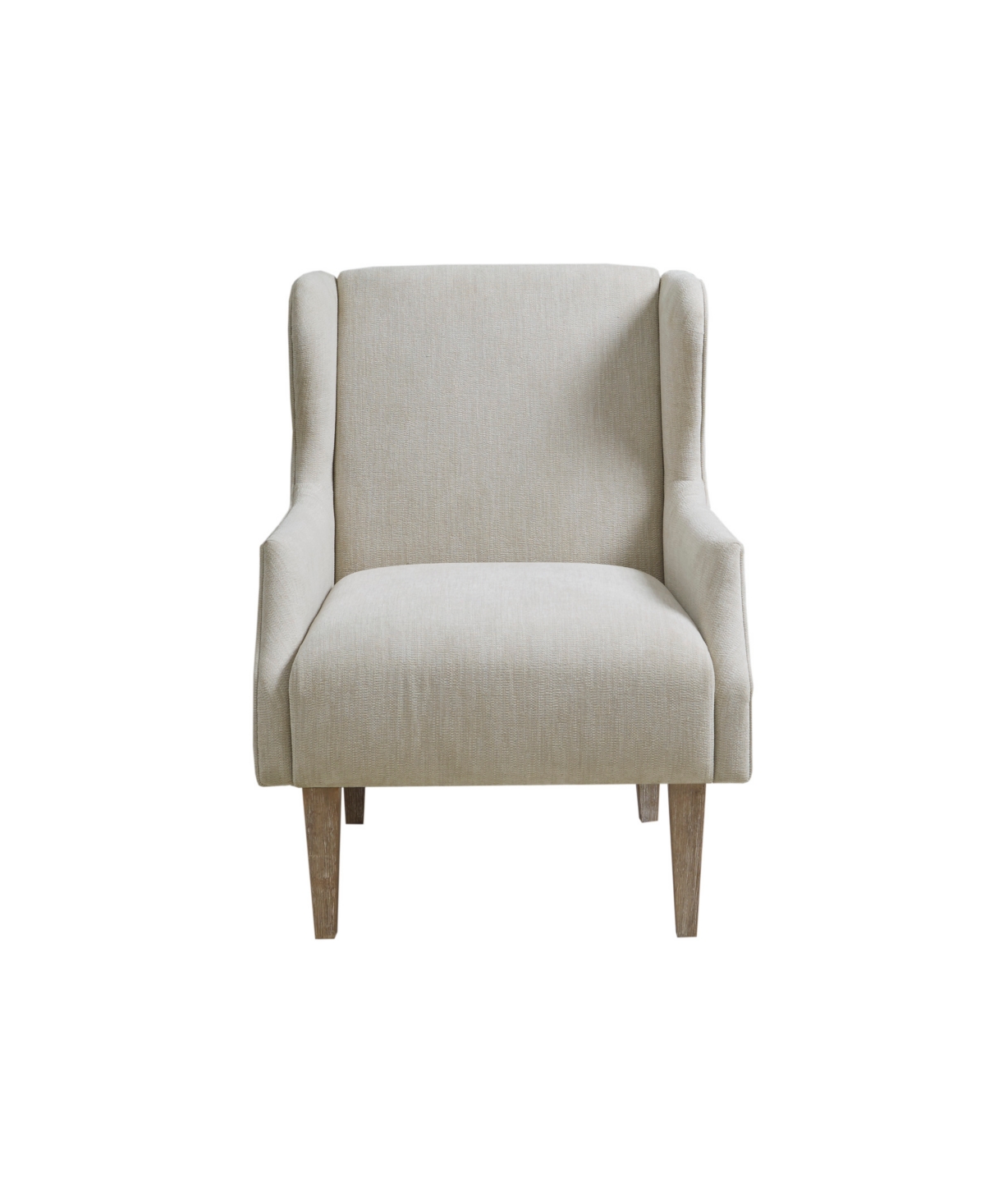 Martha Stewart Collection Malcom Wing Back Accent Chair In Taupe