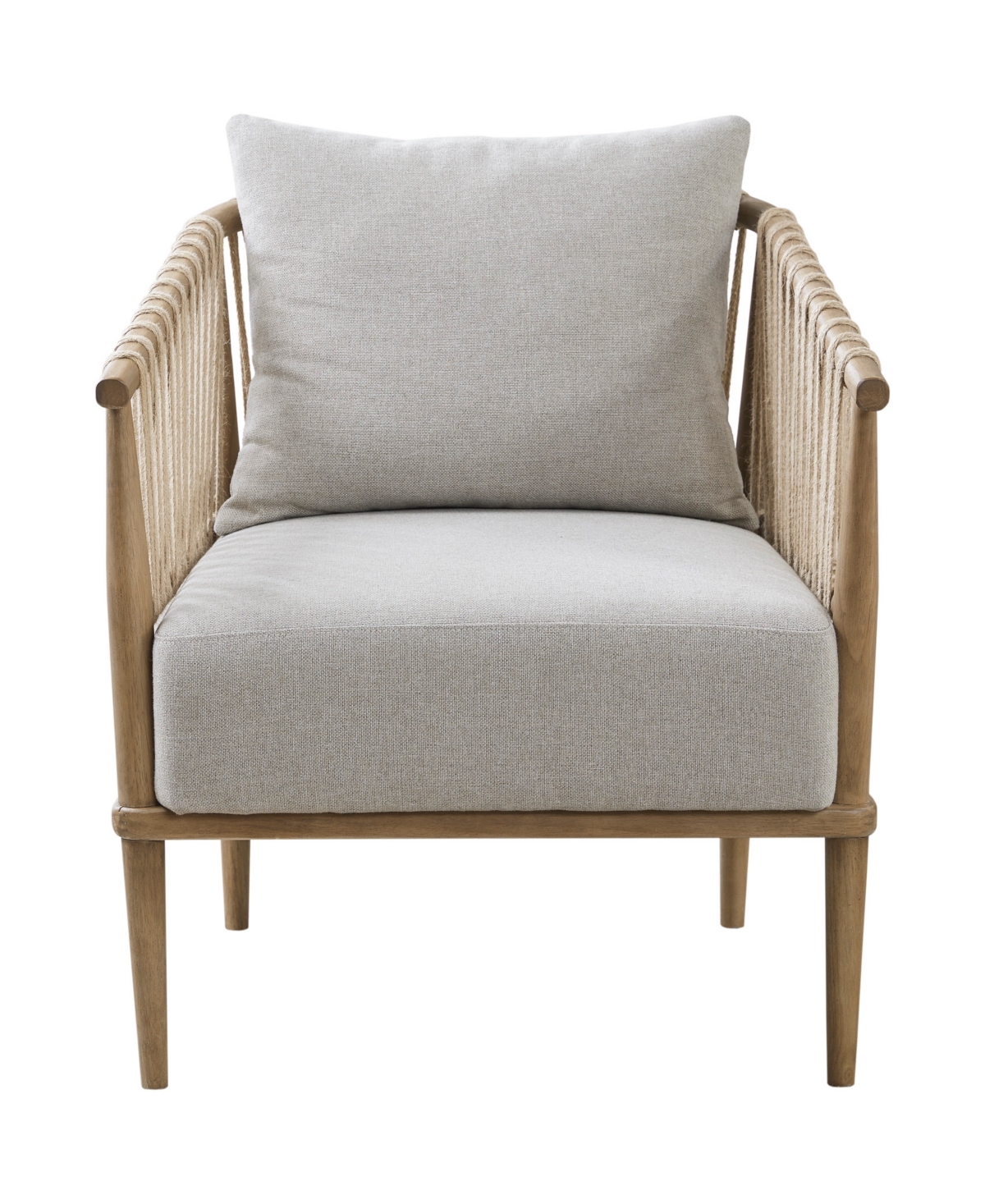 Madison Park Odessa Accent Arm Chair In Natural