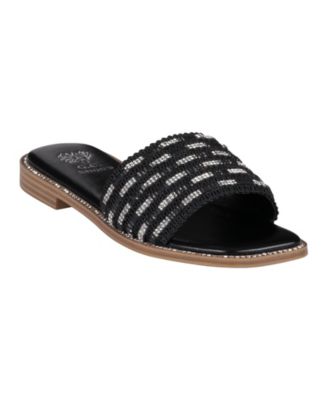 Women's Shani Embellished Slide Flat Sandals