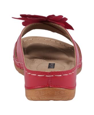 Women's Joy Flower Rosette Comfort Sandals