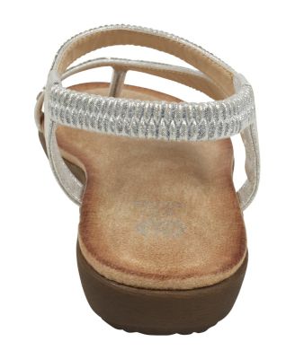 Women's Reille Jeweled Asymmetrical Flat Sandals