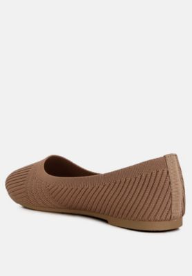 Womens Ammie Solid Casual Ballet Flats