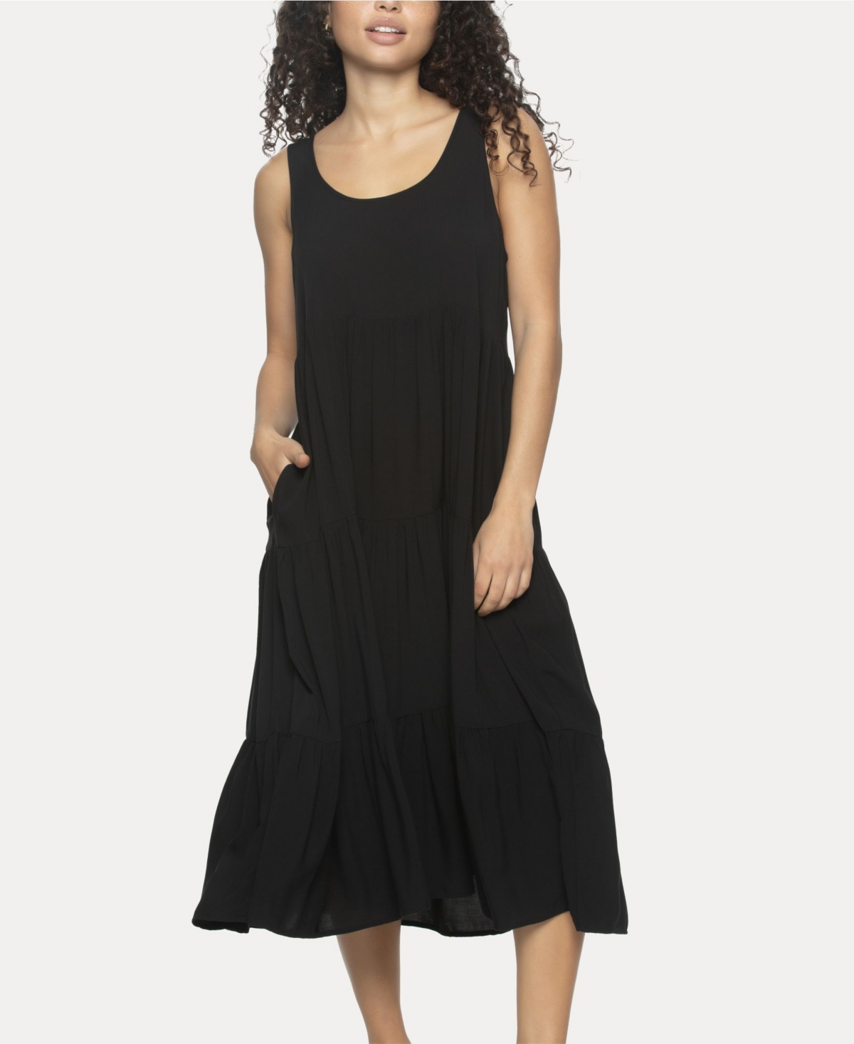Women's Isabelle Midi Flowy Dress - Lilac Rose