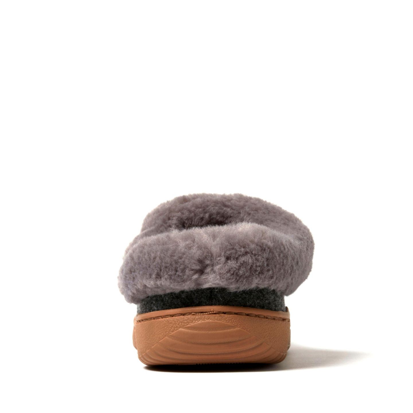 Мужские сабо Dearfoams Baro Energy Return Clog House Shoe Slipper, цвет: Тёмный меланжевый серый — фото 3