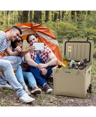 42 Qt Portable Cooler Roto Molded Ice Chest Insulated 5-7 Days