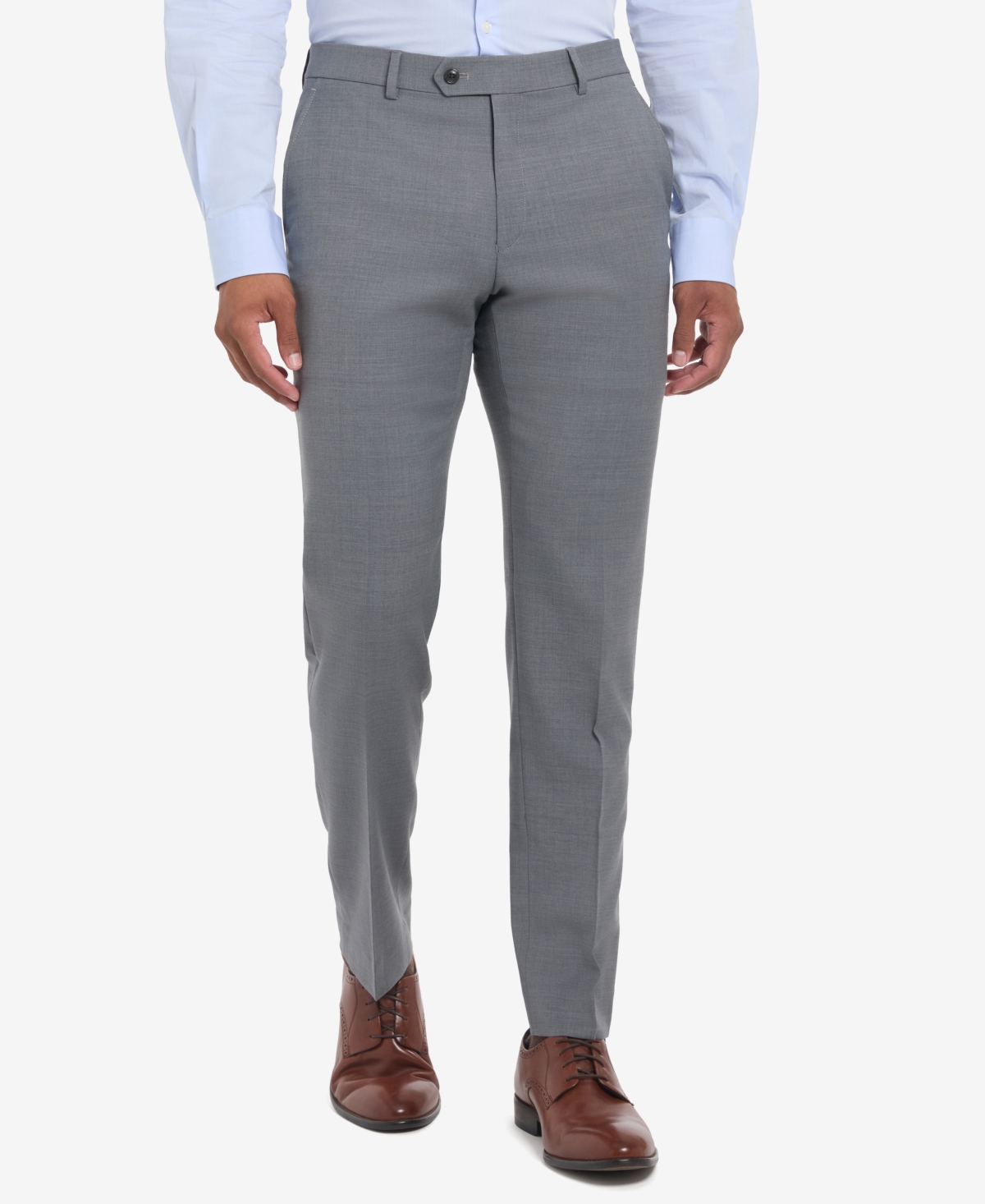 Tommy Hilfiger Men's SolidSuit Pants - Pearl Grey
