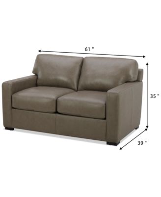Radley 61"  Leather Loveseat