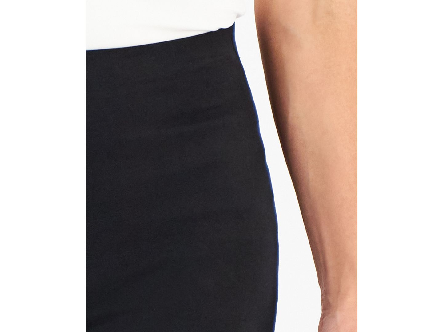 Женские брюки JM Collection Petites Knit Wide-Leg Pull-On Pants, Petite & Petite Short, цвет: Глубокий чёрный — фото 10