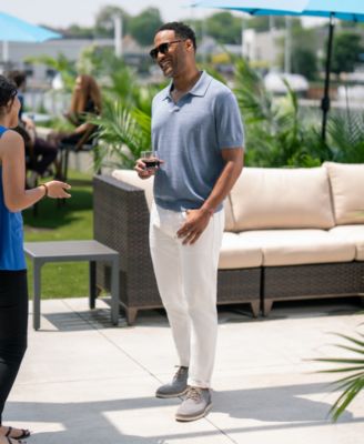 Men's Vibe Lace-Up Knit Wingtip Oxford Shoes