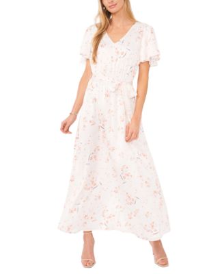 【Vince】 Tie-waist maxiドレス Vince Camuto Women's Floral Print Tie Waist Maxi Dress - Macy's