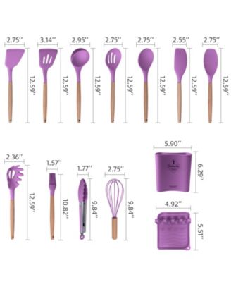 12-Piece Silicone Kitchen Utensils Set