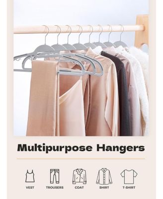 16.3 Inch Heavy Duty 50 Pack Plastic Hangers
