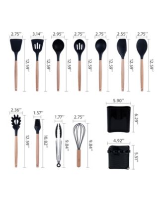 12-Piece Silicone Kitchen Utensils Set