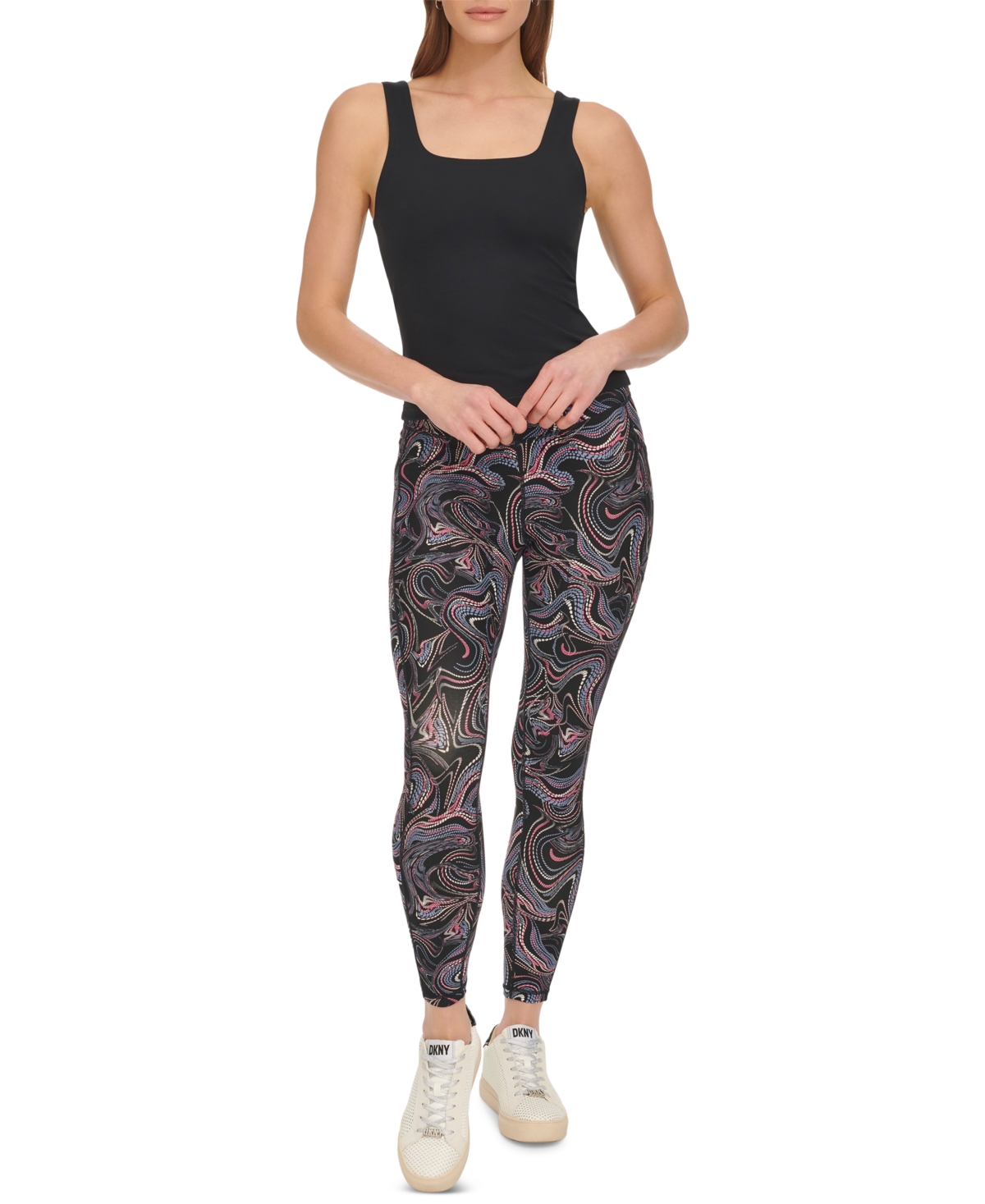 Dkny Sport Women's Mid-Rise 7/8-Length Leggings